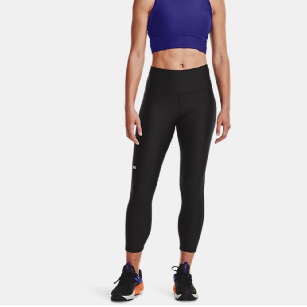 Women's HeatGear® Armour No-Slip Waistband Ankle Leggings XS